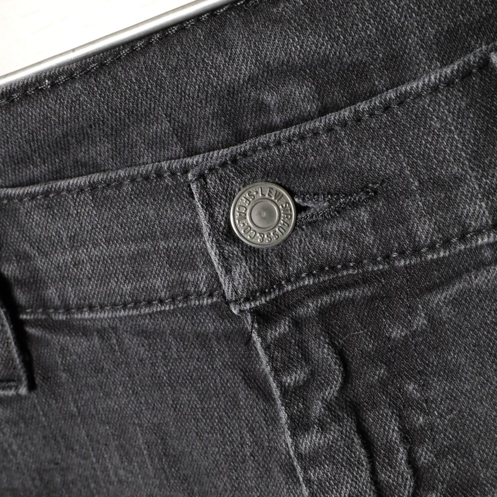Levi's 511 Slim Fit Dark Wash Jeans Mens Size 36x30 Button Fly Cotton Blend - Picture 5 of 8